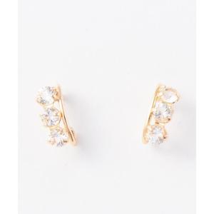 【anq.】K10 ペアシェイプ　ダイヤモンドパヴェピアス anq.（アンク） ピアス 「anq.」K10 ペアシェイプ ダイヤモンドパヴェ