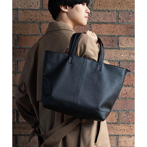 トートバッグ Control シンプル 合皮 ビジネス センター 刺繍 デザイン ミニ トートバッグ...