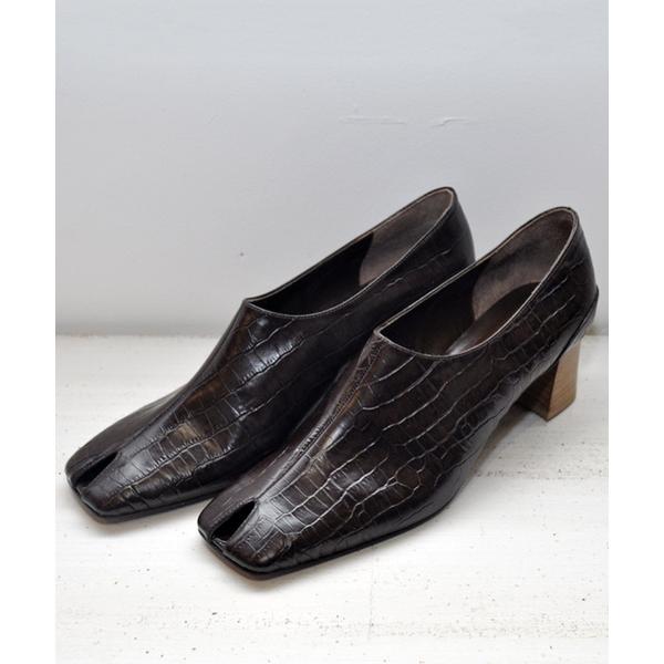 パンプス ミュール JANESMITH ジェーンスミス / OPENTOE HEEL PUMPS オ...