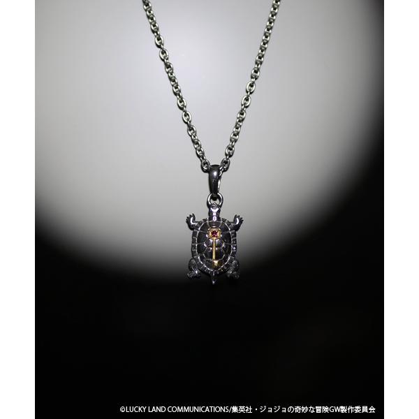 ネックレス ジョジョの奇妙な冒険 ココ・ジャンボ 亀 M・P ネックレス シルバー925 メンズ レ...