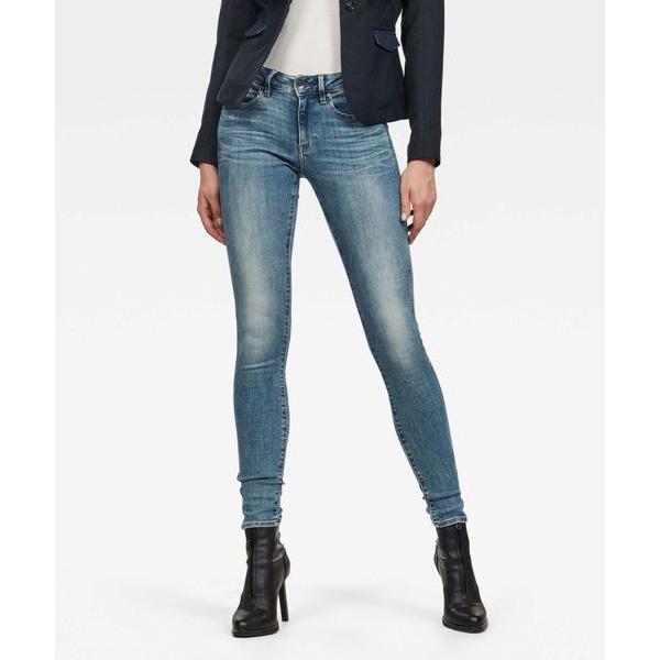 ジーンズ デニム デニムパンツ Midge Zip Mid Skinny Jeans/ジップディテー...