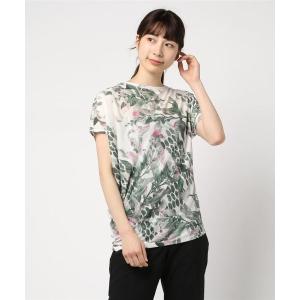 tシャツ エスエヌスーパーナチュラル W Yoga Loose Tee Printed レディース