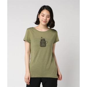 tシャツ エスエヌスーパーナチュラル W Print Tee SPRING レディース