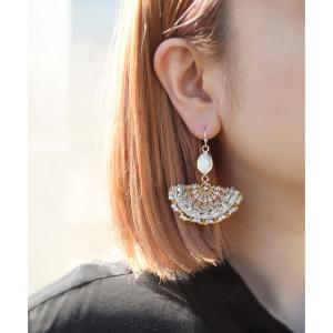 anq.（アンク） ピアス 「anq.」K10・ダイヤモンド フープピアス