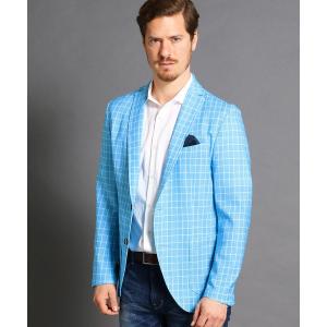 ジャケット テーラードジャケット 2ボタンチェック柄ジャケット