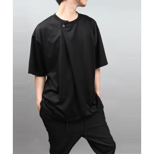 tシャツ DRAPE ROUND-NECK T-SHIRT メンズ
