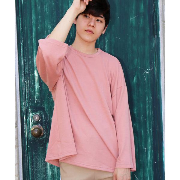 tシャツ 7分袖　ワイドスリーブ ビッグTシャツ メンズ