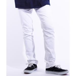 チノパン カラー ストレッチスキニーパンツ メンズ レディース