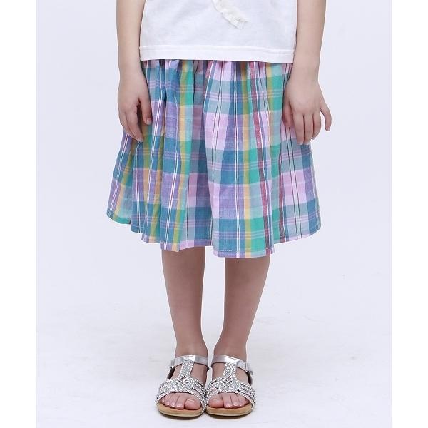 パンツ マドラスチェックスカート キッズ 子供服 女の子