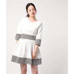 千鳥格子 ワンピースの商品一覧 通販 Yahoo ショッピング