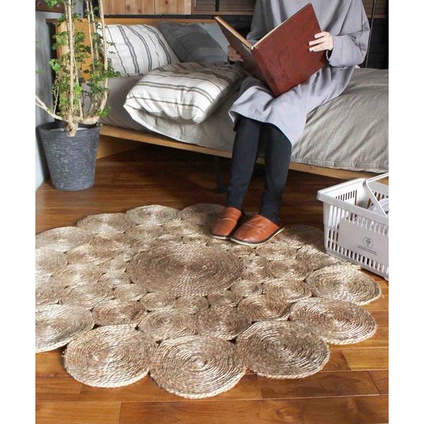 ラグ ラグマット jute rug 2525 circle / ジュート円形ラグ