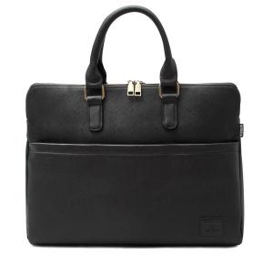 G.D.N. ビジネスバッグ ソフトタッチシュリンク 合成皮革 × PVC