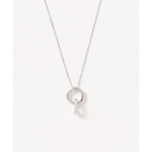 con affetto ネックレス K18ダイヤホースシューネックレス レディース