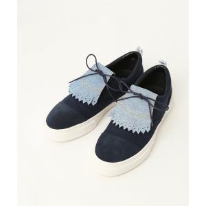 スニーカー 「SLACK×ABAHOUSE/別注」キルトレースアップスニーカー