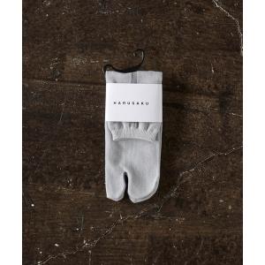 靴下 HARUSAKU / 足袋 Single Back Line Half Socks:ハルサクタビシングルバックラインハーフソックス レディース メンズ
