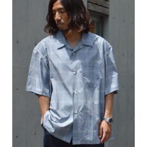 シャツ ブラウス TOWNCRAFT/タウンクラフト CHECK OPEN SS SHIRTS
