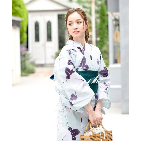 浴衣 浴衣3点セット （浴衣＋帯＋下駄）「bonheur saisons/ボヌールセゾン」 レディー...