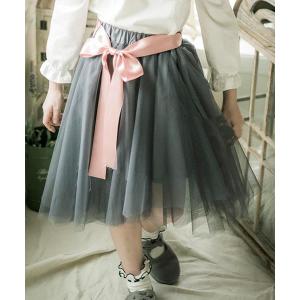スカート フィッシュテールチュールスカートの商品画像