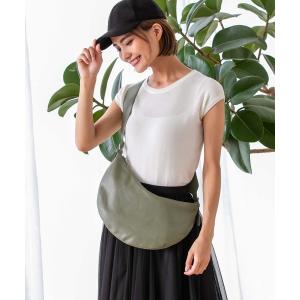 バッグ ウエストポーチ レディース セミサークルカジュアルボディバッグ