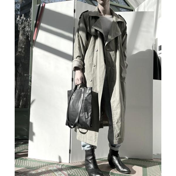トートバッグ パトリック ステファン / Leather small tote 'loop hand...