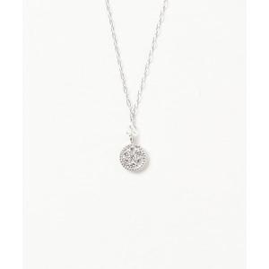 con affetto Pt900/850 ダイヤフラワーネックレス con affetto ネックレス Pt900/850ダイヤフラワーネックレス