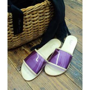 サンダル 「Sonia C/ソニアシー」クリアフラットサンダル/#SONIA DD29-JK レディース