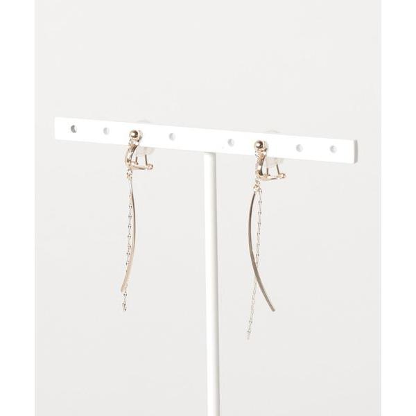 イヤリング K10クリップタイプイヤリング レディース