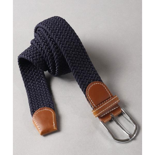 ベルト JON PUレザーストレッチメッシュベルト メンズ レディース