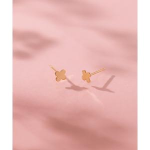 K18イエローゴールド クローバーピアスの買取情報