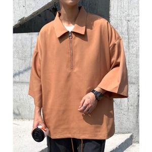 シャツ 「EPNK」Eyelet zip up half shirt / アイレットジップアップ