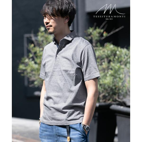 「URBAN RESEARCH ROSSO MEN」 半袖ポロシャツ X-LARGE グレー メンズ