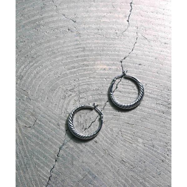 ピアス 「YArKA/ヤーカ」silver925 twist design pole pierce/...