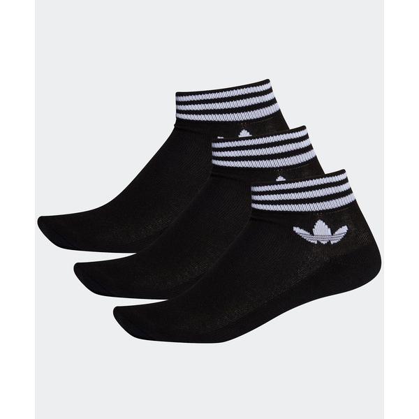 靴下 メンズ トレフォイル アンクルソックス 3足組み 「TREFOIL ANKLE SOCKS 3...