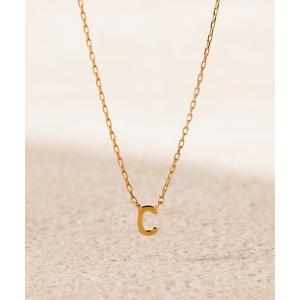 BLOOM（ブルーム） ネックレス K18 イエローゴールド イニシャル