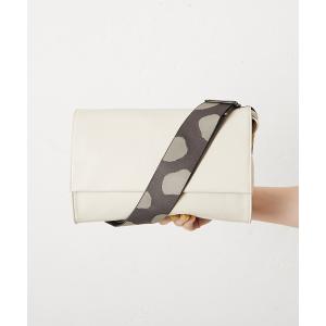 ウエストポーチ ウエストバッグ 「本革/WEB限定カラーあり/」柄ワイドテープショルダーバッグ/ボディバッグ レディース