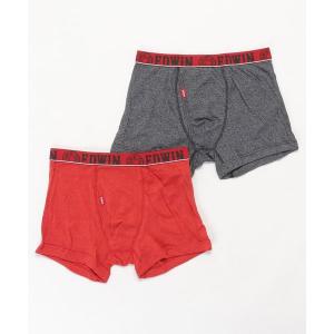 ボクサーパンツ 2P杢調フライスボクサーパンツ