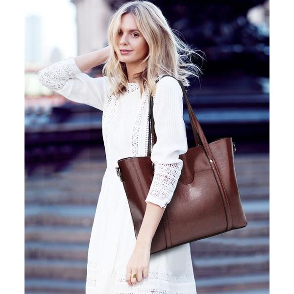 トートバッグ 大容量トートハンドバッグ レディース