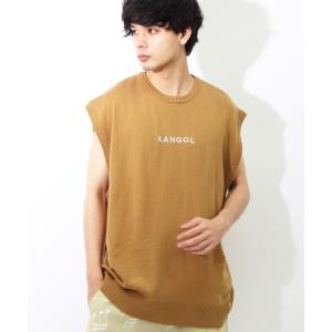 ベスト KANGOL×8 コラボロゴニットベスト