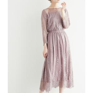 ドレス 「Mon E’toile/モンエトワール」「結婚式にも」レースDRESS