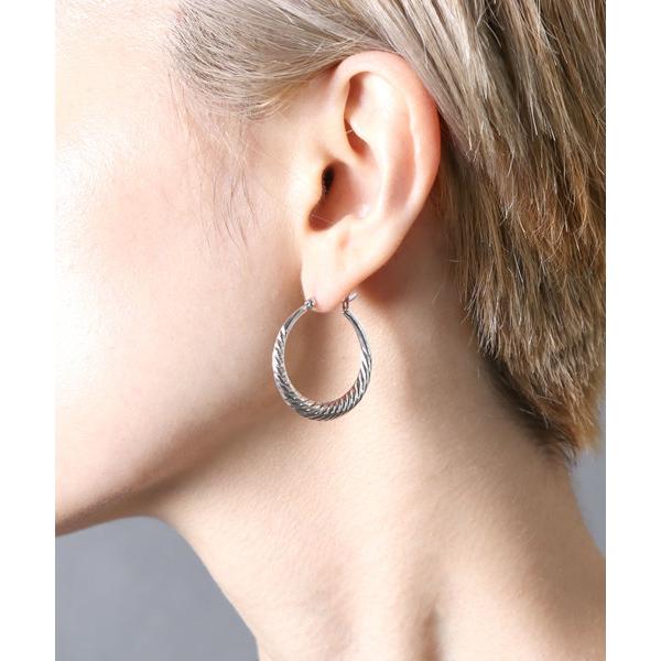 ピアス 「YArKA/ヤーカ」silver925 twist design pole pierce/...