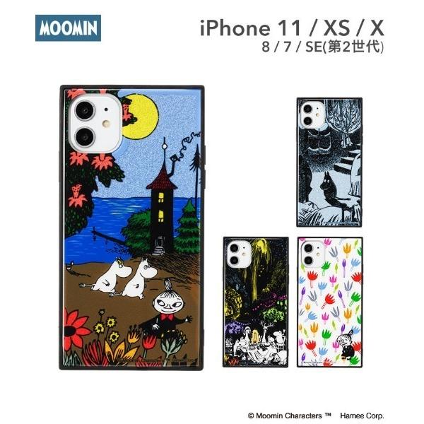 モバイルケース レディース iPhone XS/X ケース ムーミン TILE スクエア iPhon...