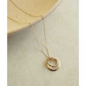 K10＊キュイキュイ＊ダイヤ0.02ct.月型ペンダントネックレスです cui-cui（キュイキュイ） ネックレス ダイヤモンド コイン ネックレス