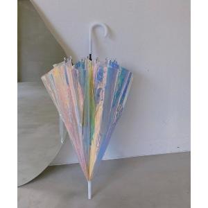 傘 オーロラクリアアンブレラ レディース