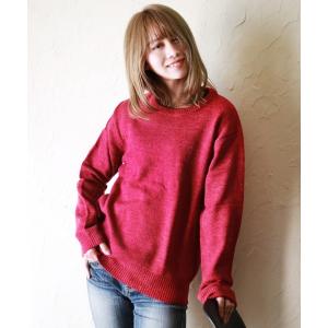 ニット 【WEB限定】別注 毛玉防止加工 ストレッチクルーネックニットセーター