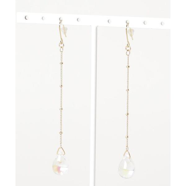 ピアス 「tschuss(チュース)」「drop」チェコビーズのロングピアス レディース