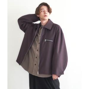 ブルゾン アウター ルーズスリーブジップブルゾン メンズ