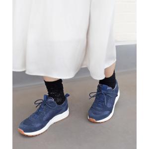 スニーカー 異素材カラーコンビスニーカー/16235