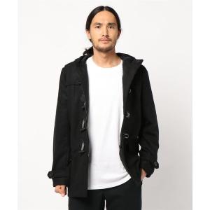 コート ダッフルコート メルトンウールショート丈ダッフルコート