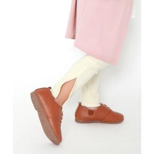 レギンス スリットありリブレギンス