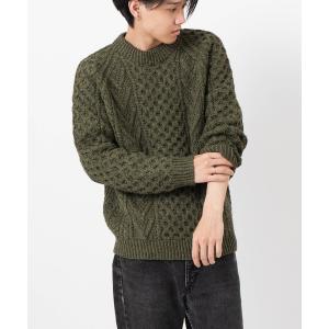 セーター ニット メリノウール　ハンドニット手編みセーター メンズ レディース